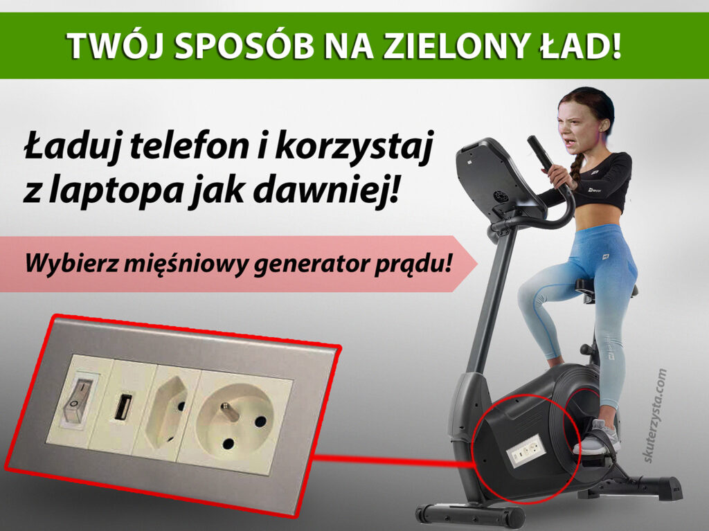 Mem - twój sposób na zielony ład, mięśniowy generator prądu